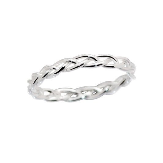Braided Ring Silver