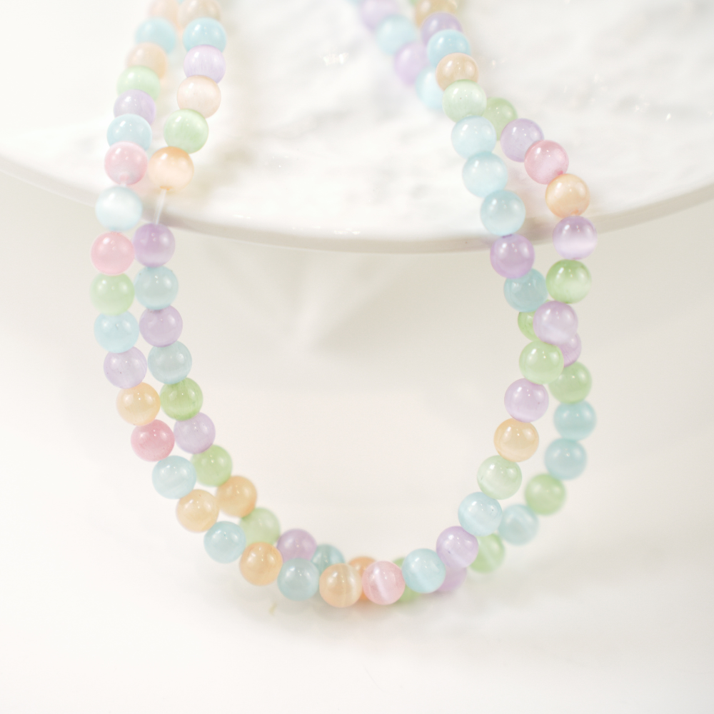 Cat Eye,6mm/36cm，Hel Streng - Macaroner