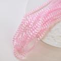 Cat eye,6mm/37cm，Hel Streng - Lyse pink