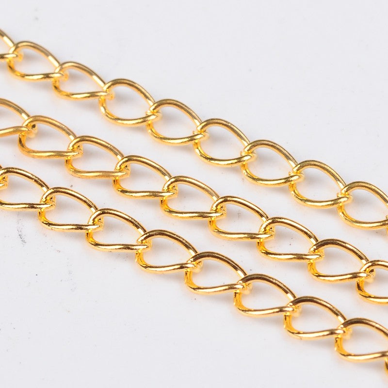 Forlængerkæde, FG, 6x4 mm. pr. meter