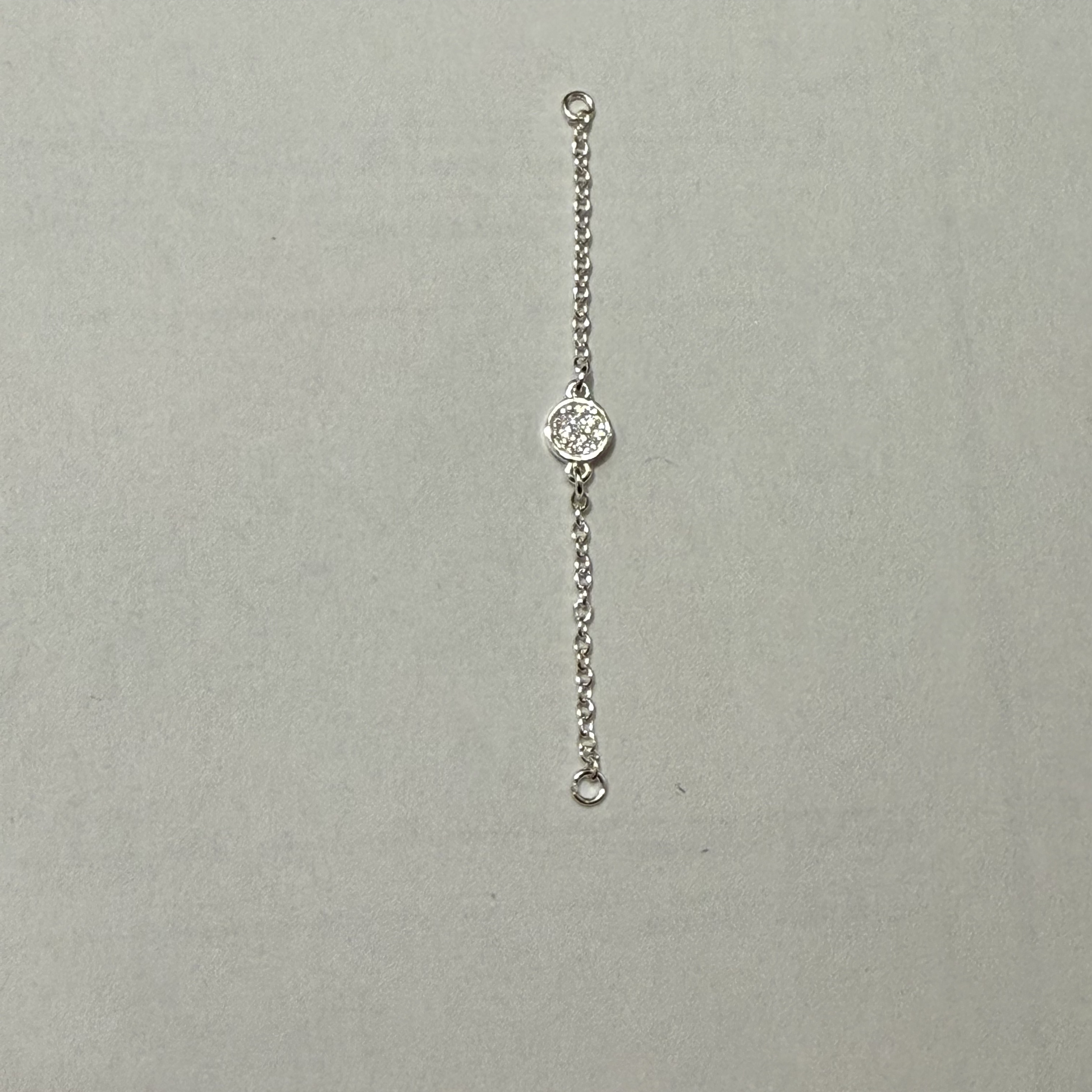 Forlængerkæde, 925S, 50x4.5 mm. 1 stk.