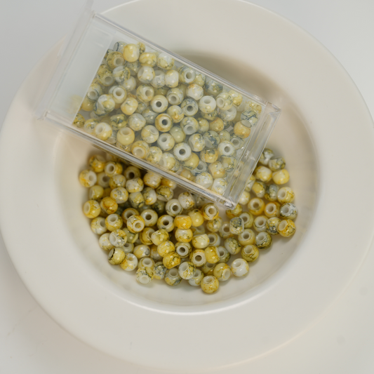 GB Seed beads, Ink color，ca. 4mm, 5/0, ca. 10G, 1 æske