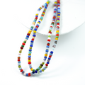 Hjul Glasperler 5*4mm/40cm  - Mix