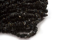 Shell pearls, chips, gråsorte, ca. 7-14 mm, 1 streng