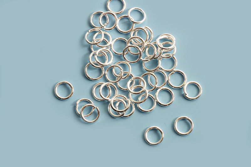 Ring/øsken, åben, 5x0,7 mm, FS, ca. 100 stk.