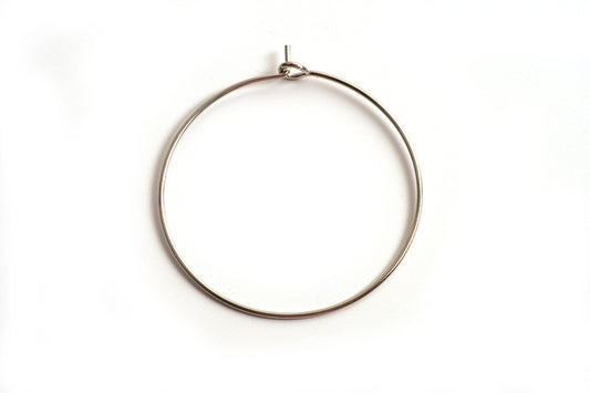 Creol, 30x0,8 mm, platiniumfarvet, 5 par