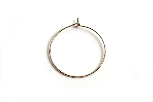 Creol, 25x0,8 mm, platiniumfarvet, 5 par