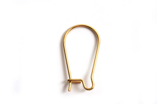 Ørebøjle, FG rustfrit stål, 20x10 mm, 1 par