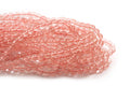 Cherry Quartz, lys, ca. 6 mm, 1 streng