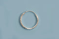 Hoops, facetteret, 1,5x16 mm, 925s, 1 par