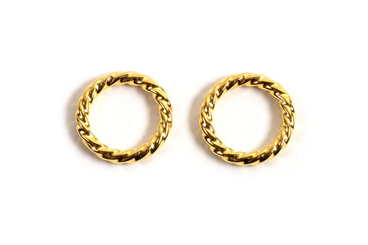 Ring, snoet, ca. 8x1,2 mm, FG 925s, 2 stk.