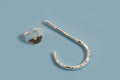 Hoops, facetteret, 1x10 mm, 925s, 1 par
