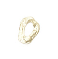 Ørestikker, organisk look, 18K FG, ca. 13x8mm., 1 par