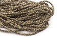 Dalmatiner Jaspis, rund, 4 mm, 1 streng