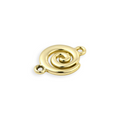 vedhæng, Link, spiral, Ca. 21x14x5.2 mm. FG, 2 stk.