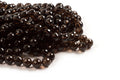 Smoky Quartz, facet, ca. 14 mm, 1 streng