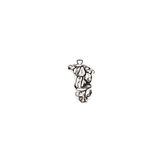 Vedhæng, råt, 18,5x9,5 mm. 925s, 1 stk.