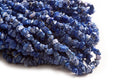 Turkis, chips, ca. 5-13 mm, blå, 1 streng