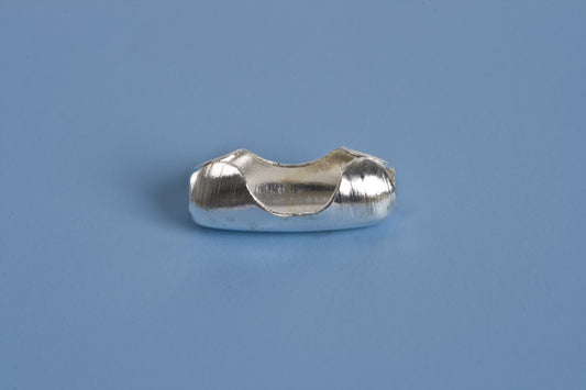 Lås til kuglekæde, 8x3x2,4 mm, FS, 10 stk.