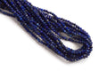Lapis Lazulis, facet, 2 mm, 1 streng