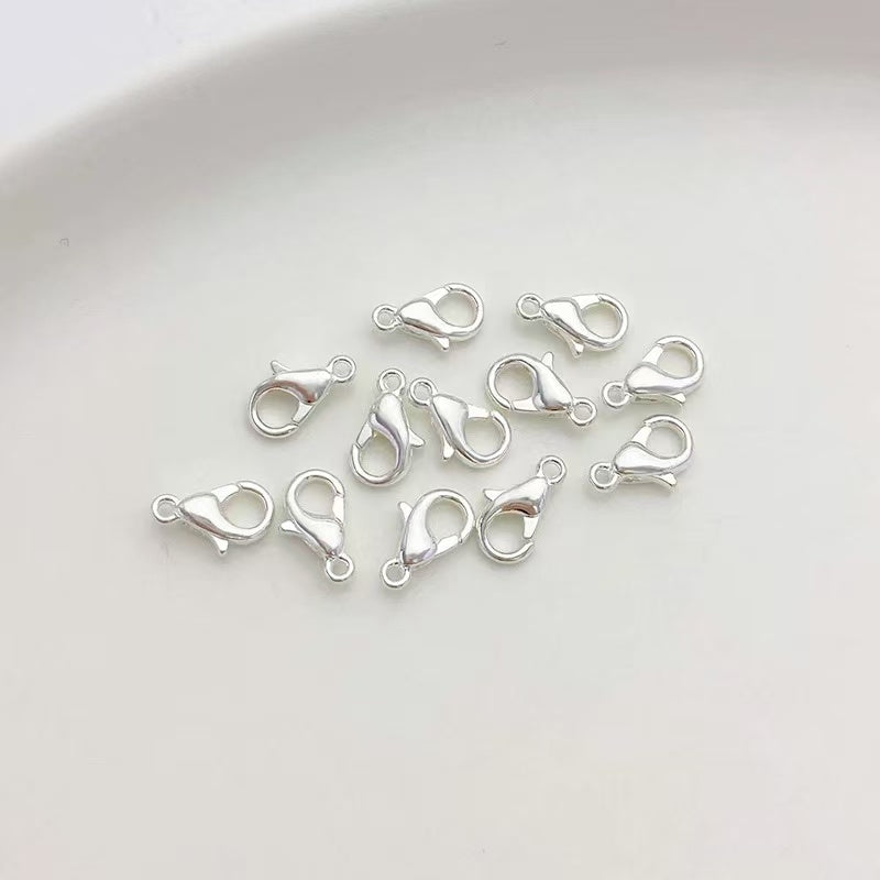 Karabinlås, ca. 8x13 mm, sølv 925s, 1 stk.