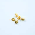 knipling Guld ørestop, 4mm,SøLvbelagt, 18Kt Guldbelagte, 2 par
