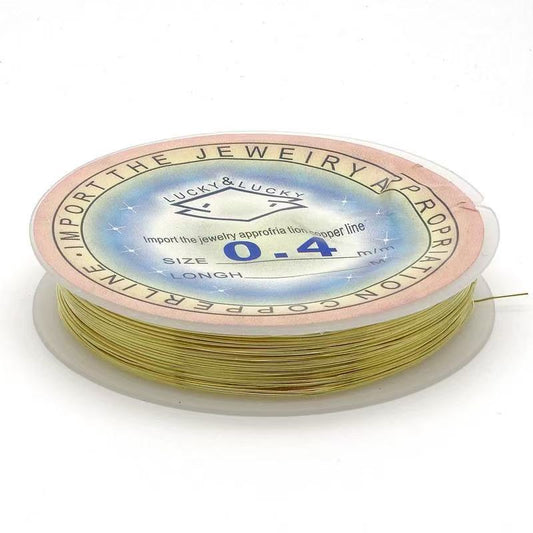 Kobbertråd, 0,6mm, FG, 8 meter