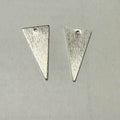 Lang trekant, børstet, 20x10 mm, FS, 2 stk.