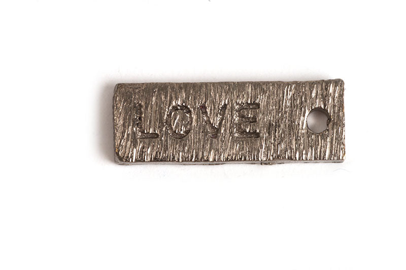 Love vedhæng, 14x5 mm, BP, 1 stk.