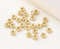 Mellemperle, Runde perler, ca. 4 mm, FG, 4g. ca 20 stk
