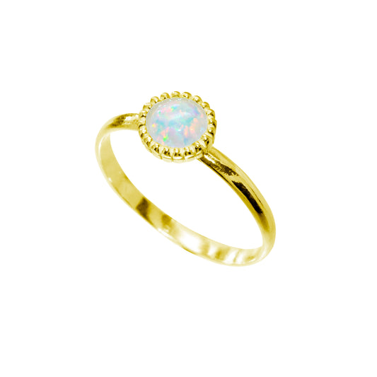 Opal Ring Gold