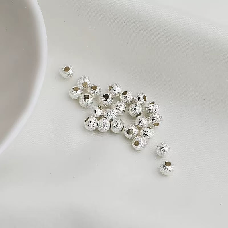 Perle, stardust, ca. 4 mm, FS, 10 stk.