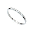 Plain Zirkonia Ring Silver