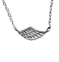 Plain Wing Necklace Black