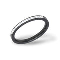 Plain Zirkonia Ring Black