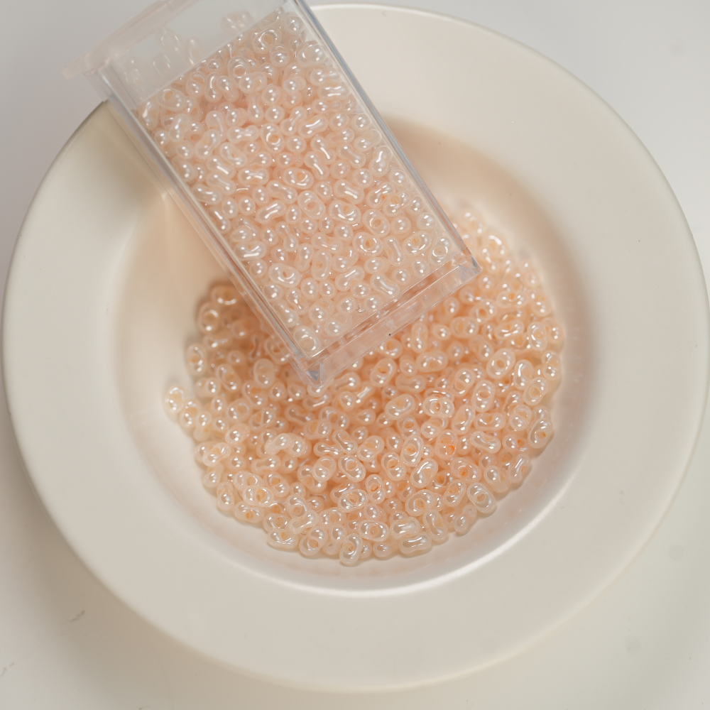 PRECIOSA Jordnød Beads, P3332，ca. 2*4mm, ca. 10G, 1 æske