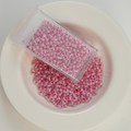 PRECIOSA Jordnød Beads, P3383，ca. 2*4mm, ca. 10G, 1 æske