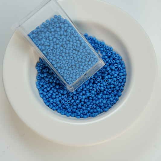 Preciosa Seed beads, 63080 Denim，ca. 2 mm, 10/0, ca. 10G, 1 æske