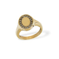 Signet Ring Zirkonia Golden