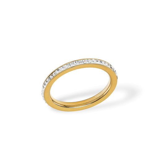 Plain Zirkonia Ring Golden