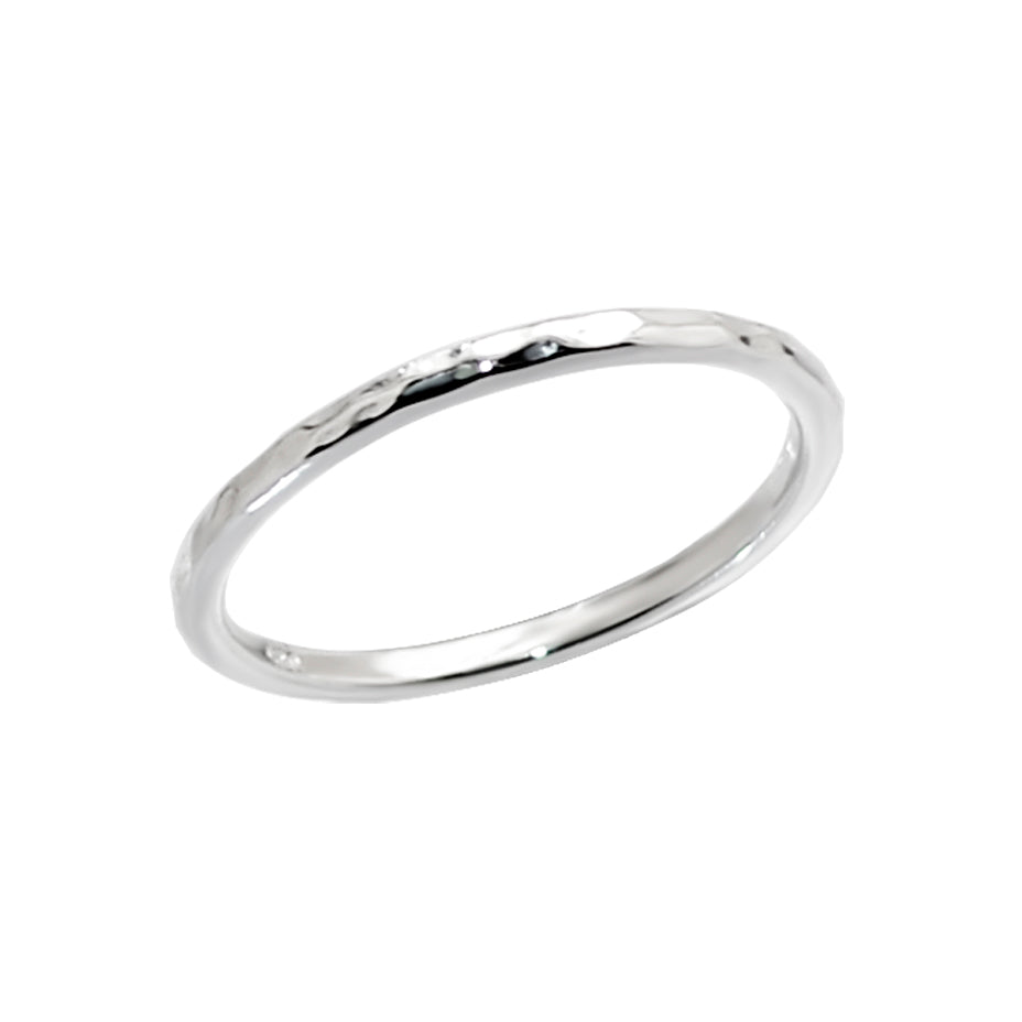 Rock Ring Silver