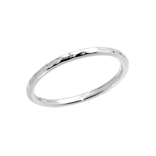 Rock Ring Silver