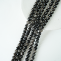 Sølvobsidian，8mm rund，hel streng 38cm