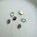 Vedhæng, m. opal sten ca. 9.4x18 mm, FG, 1 stk.