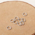 Ring/øsken, lukket, 10x1 mm, 925s, 10 stk.