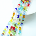 Zirkon,Diamantslebet Rund, 10*7.5mm/52cm，Hel Streng - Mix