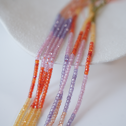 Zirkon, Mix, ‌Farverig 3 mm