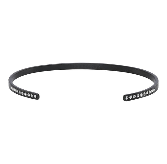 Zirkonia Bangle Black