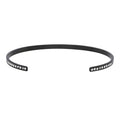 Zirkonia Bangle Mat Black