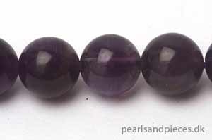 Amethyst, rund, 16 mm, 1 streng